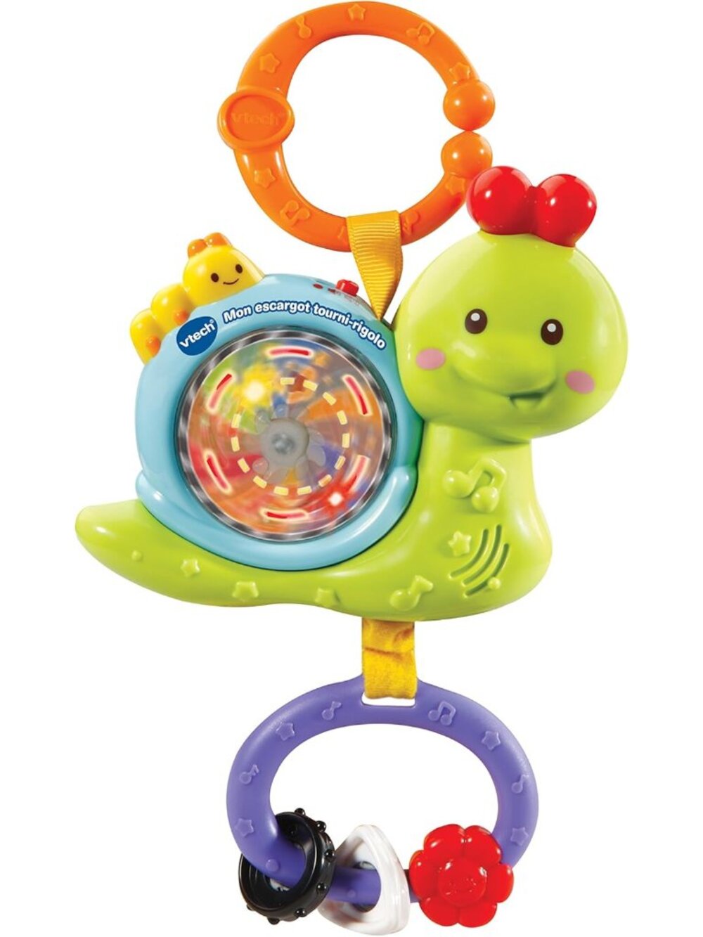 VTech Mon Escargot Tourni-rigolo Musical Snail Stroller Toy  (French) New in Box